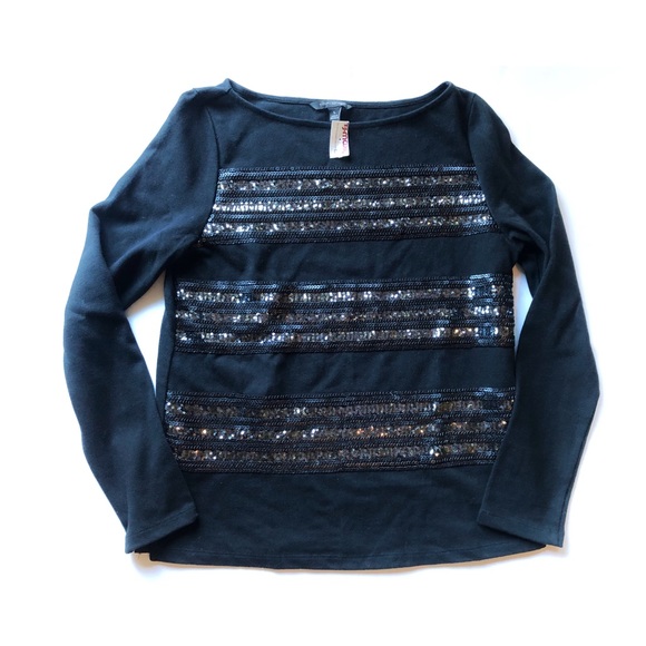 ⚡️NWT Sparkling Banana Republic Sequin Sweater - Picture 3 of 6